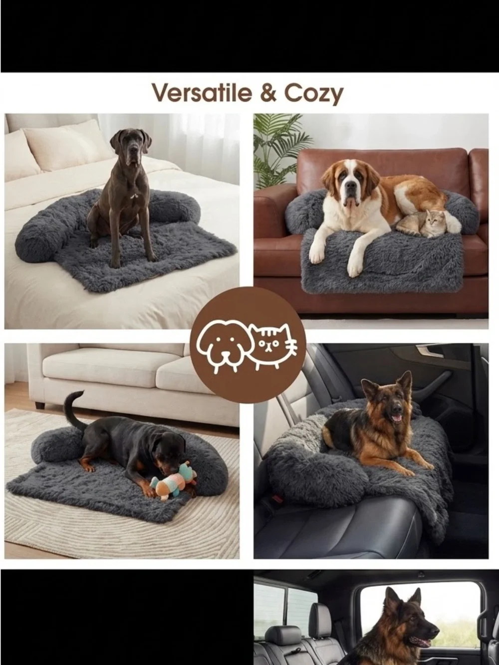 LUXYBEE Versatile Couch Pet Bed couch cover size large
